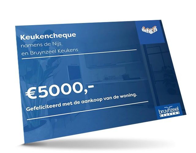 Jouw kans op een studio mét gratis Bruynzeel keuken!