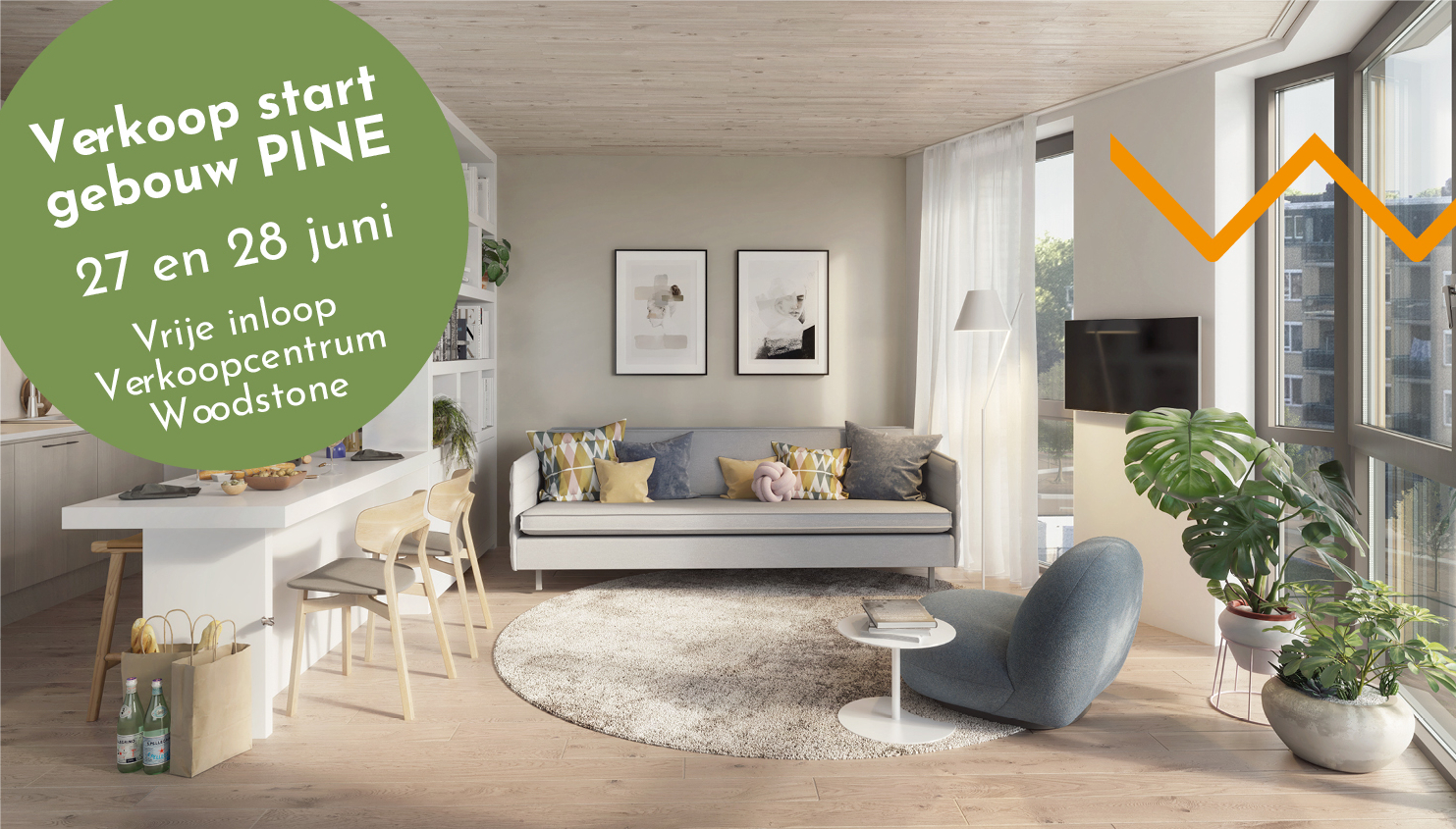 Start verkoop gebouw PINE