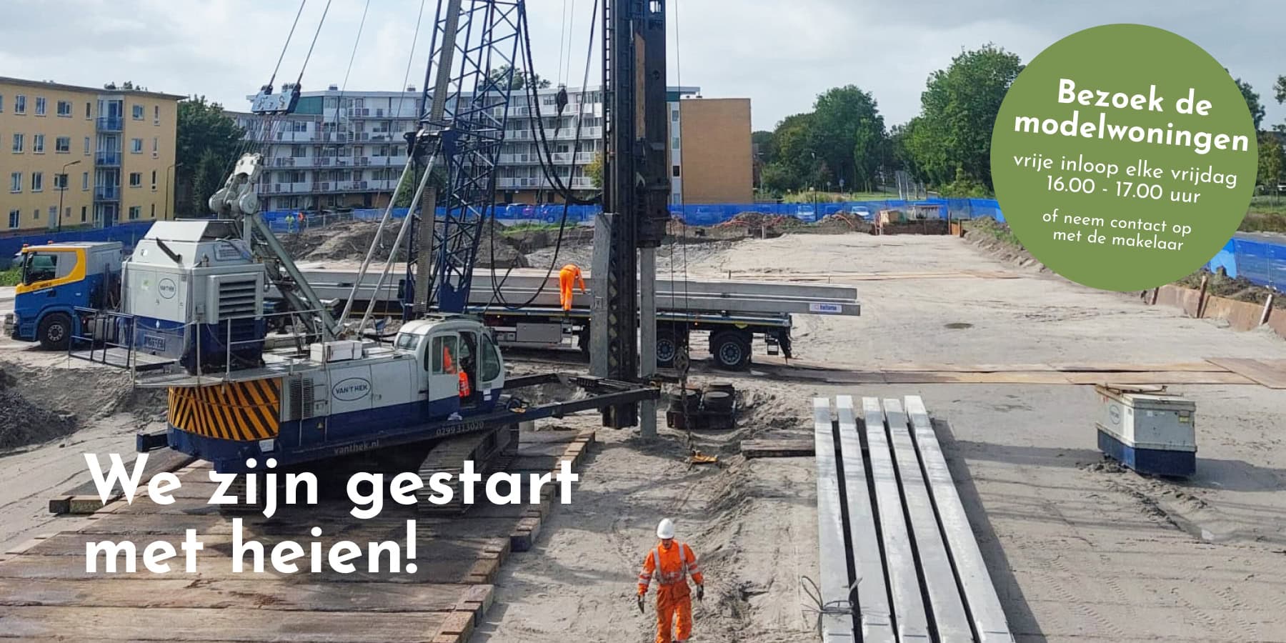 We zijn gestart met heijen!